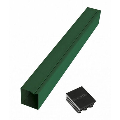 Столб 60*40*1,2 в полимерном покрытии, высотой 2,2 метра