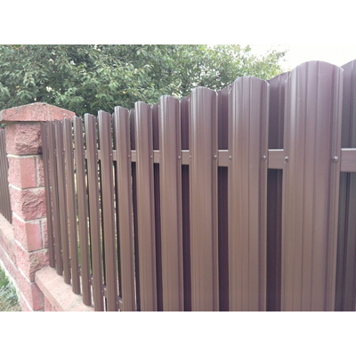 Металлический штакетник «ВЕРСАЛЬ», покрытие полиэстер, одностороннее глянцевое