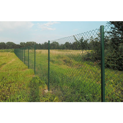 Обыкновенная сетка Рабица с ПВХ покрытием 2,4 мм. Высота 1,5 м