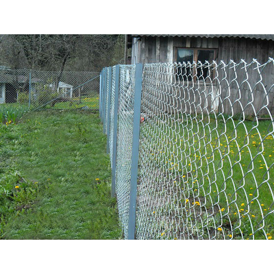 Оцинкованная сетка рабица для забора д. 1,8 высотой 1,8 м