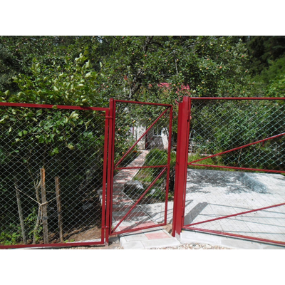 Оцинкованная сетка рабица для забора д. 1,8 высотой 2,0 м