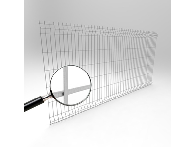 Панель 3D оцинкованная 3/4. Высота 1,2 метра