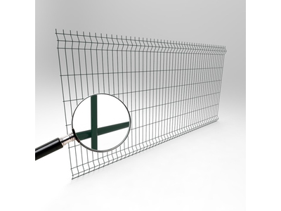 Панель 3D с полимерным покрытием 3/4. Высота 1,2 м