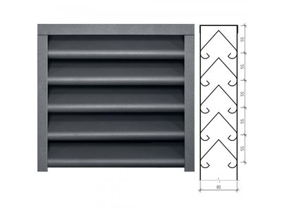 Жалюзи «Твинго», глянец двухсторонний